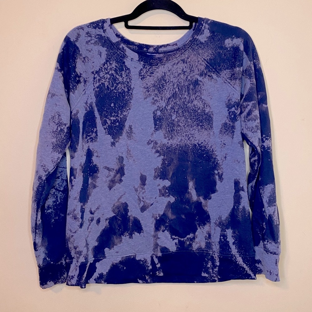 Custom DIY Splatter Bleached Women’s Crewneck Size Medium